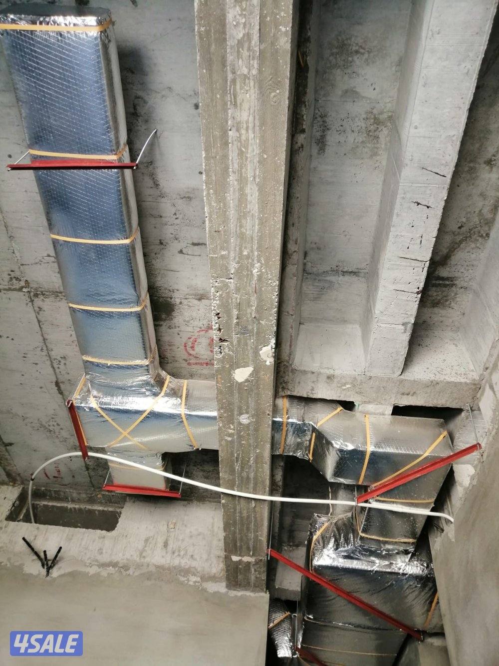 مقاول تكييف اامركزى نقل مكينة تركيب دكت عازل كريل ديفيوزر1