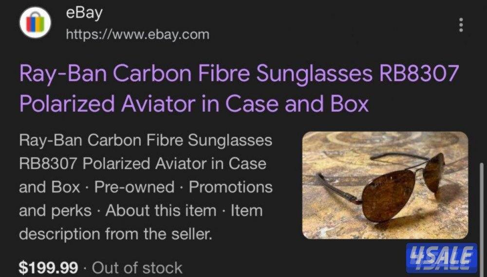 Ray-Ban Aviator Carbon Fiber CrystalLens Price is negotiable RB83070142