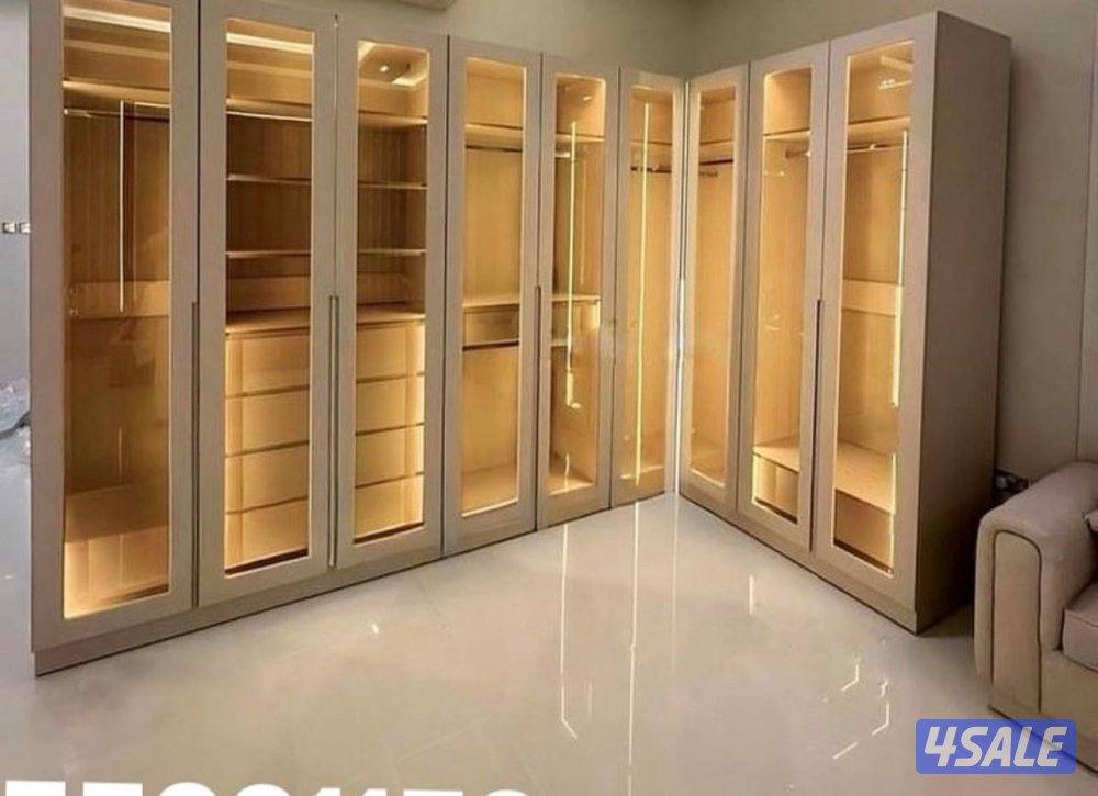 صباغ خشب ونجار صبغ باب كبتات وغرفة نوم صبغ نارى ولكر3