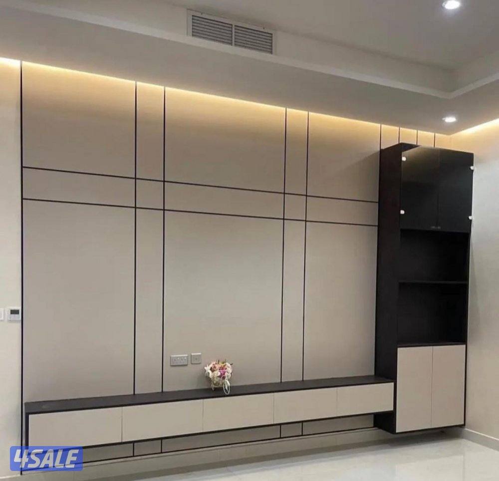 صباغ خشب ونجار صبغ باب كبتات وغرفة نوم صبغ نارى ولكر15