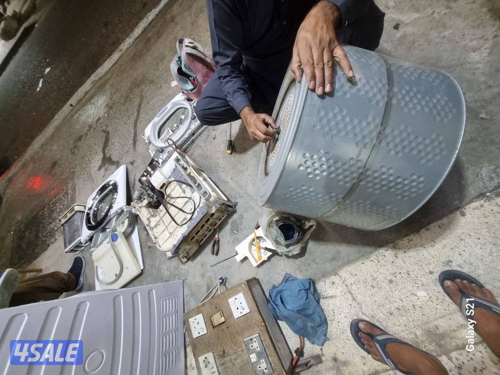 تركيب وصيانة جميع أنواع مكيفات الهواء، وإصلاح الغسالات والثلاجات الأوت3