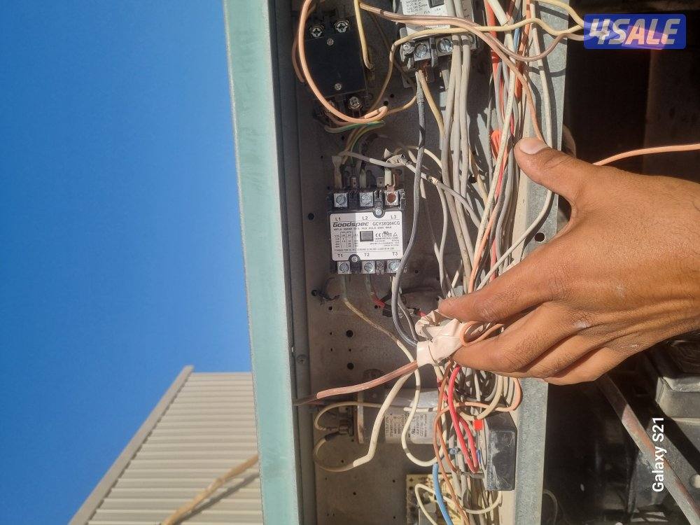 تركيب وصيانة جميع أنواع مكيفات الهواء، وإصلاح الغسالات والثلاجات الأوت7