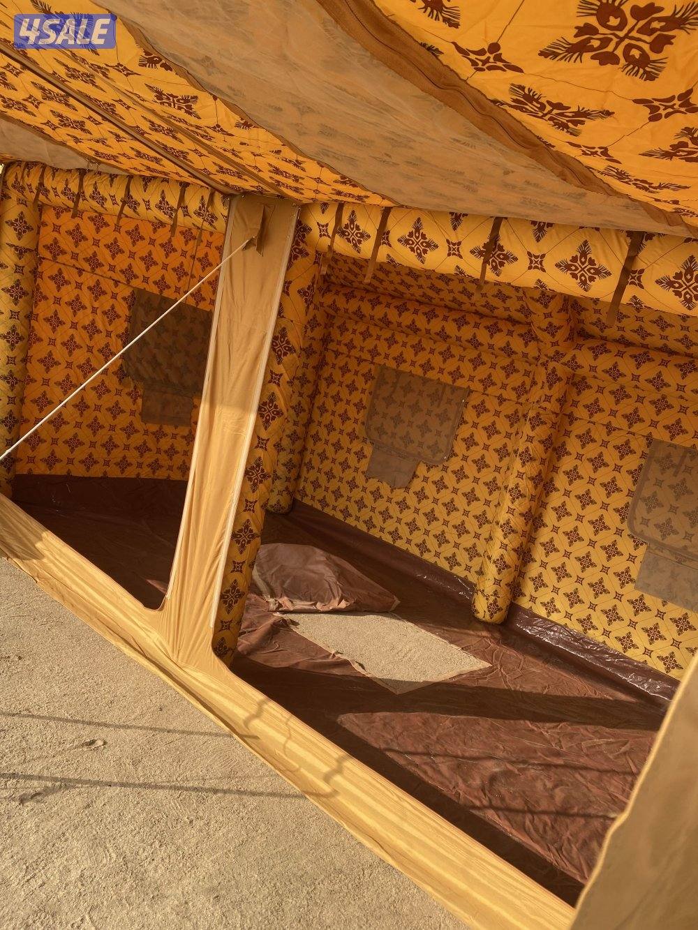 خيمة تفخ 3-5 جديده بنيتها للعرض فقط مع كامل اغراضها2
