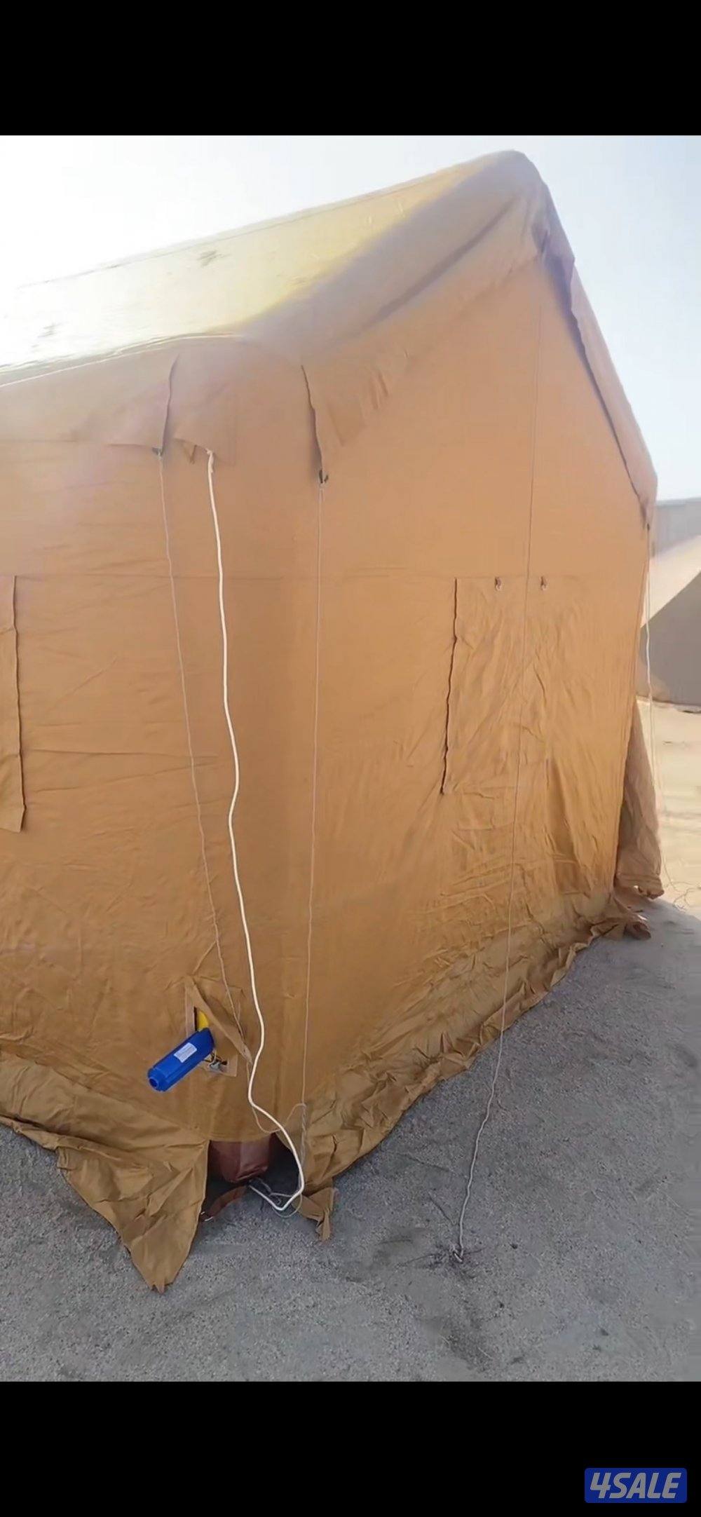 خيمة تفخ 3-5 جديده بنيتها للعرض فقط مع كامل اغراضها3