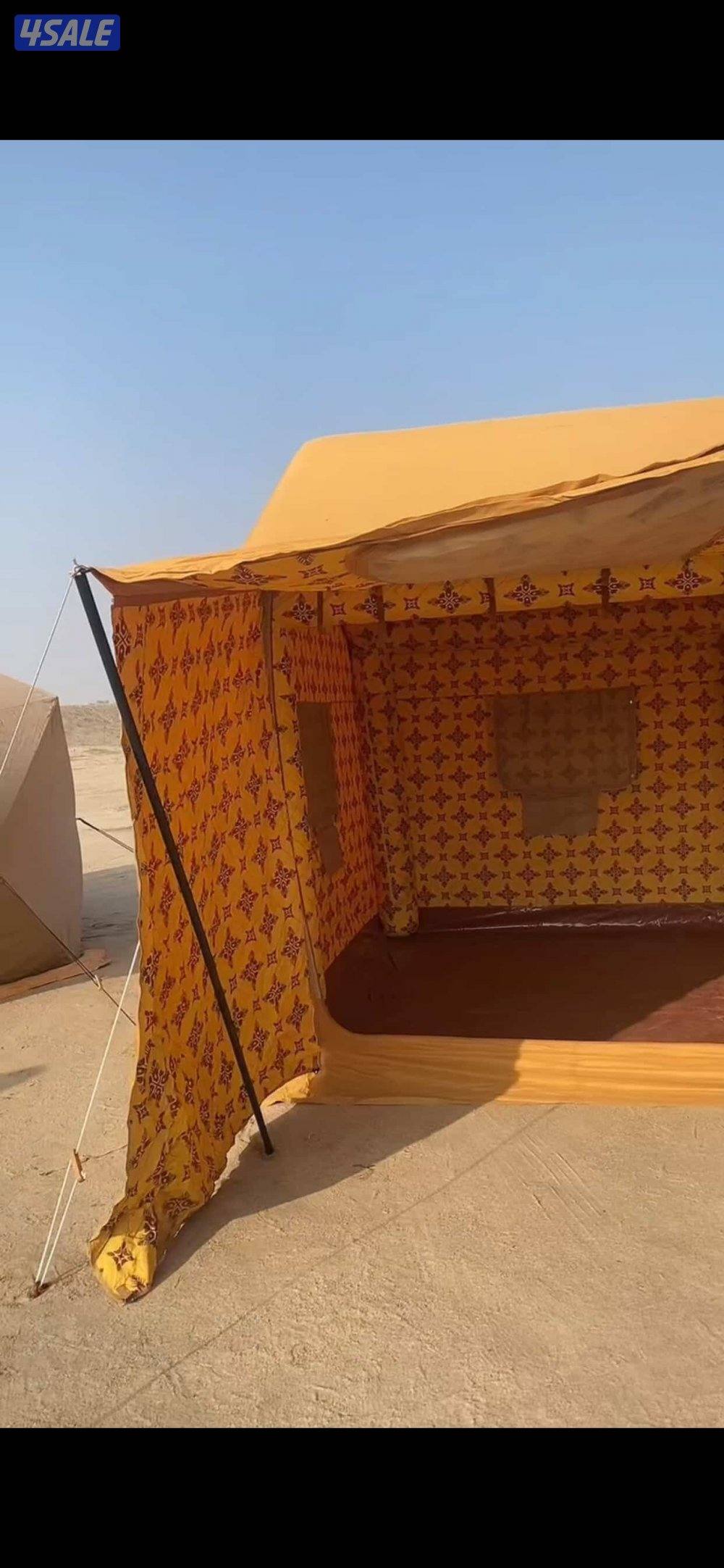 خيمة تفخ 3-5 جديده بنيتها للعرض فقط مع كامل اغراضها4