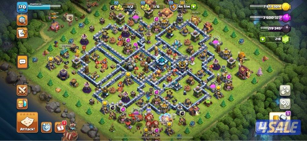 COC /clash royal / Brawl starts accounts for sale2