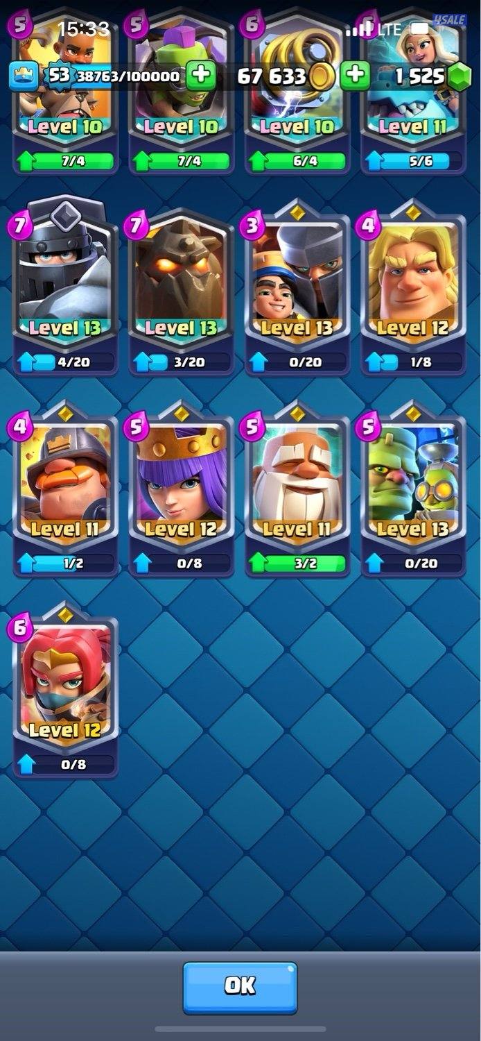 COC /clash royal / Brawl starts accounts for sale7
