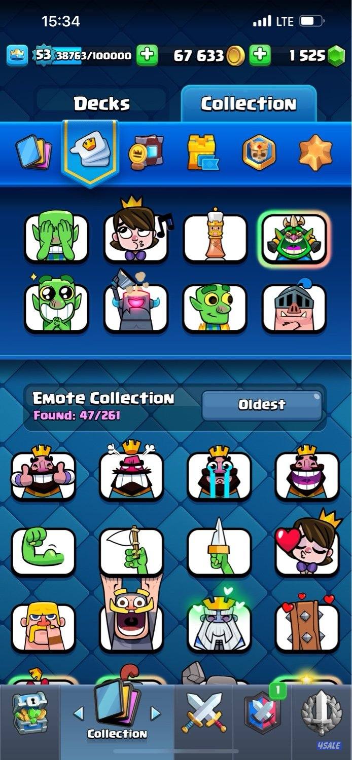 COC /clash royal / Brawl starts accounts for sale10