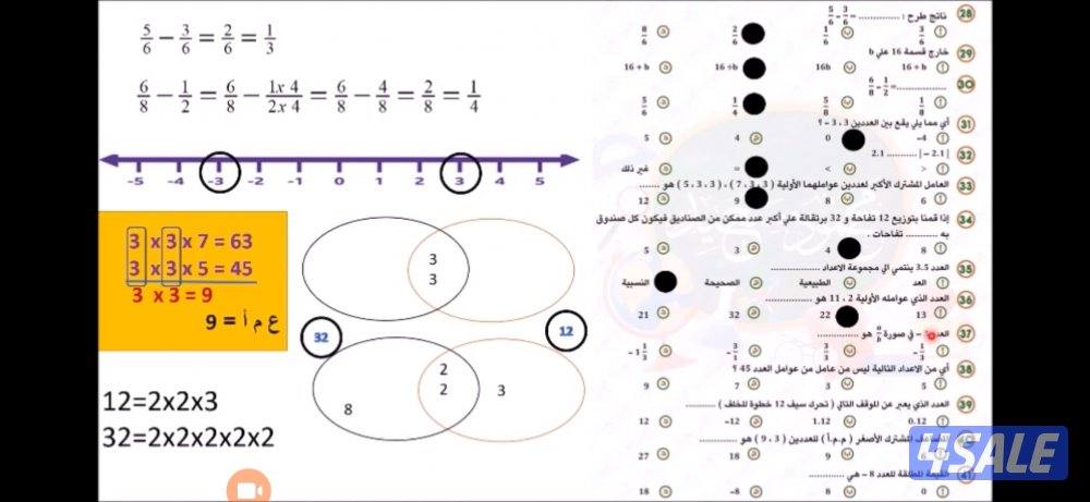 مدرس رياضيات خبرة للمتوسط والثانوي2