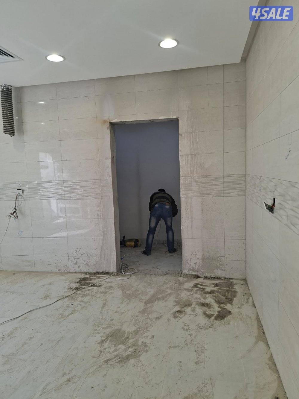 قص خرسانهليزر المسلحة وعمل فتحات الكور للتهويه والصحي وهدم الطوف8