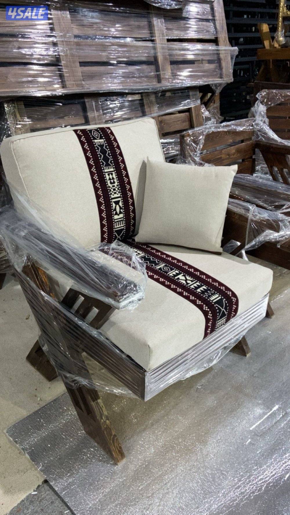 كراسي خارجيه اطقم قعدات خشب سعودي2