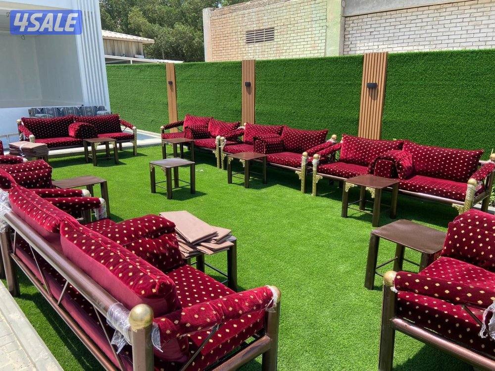 كراسي خارجيه اطقم قعدات خشب سعودي14