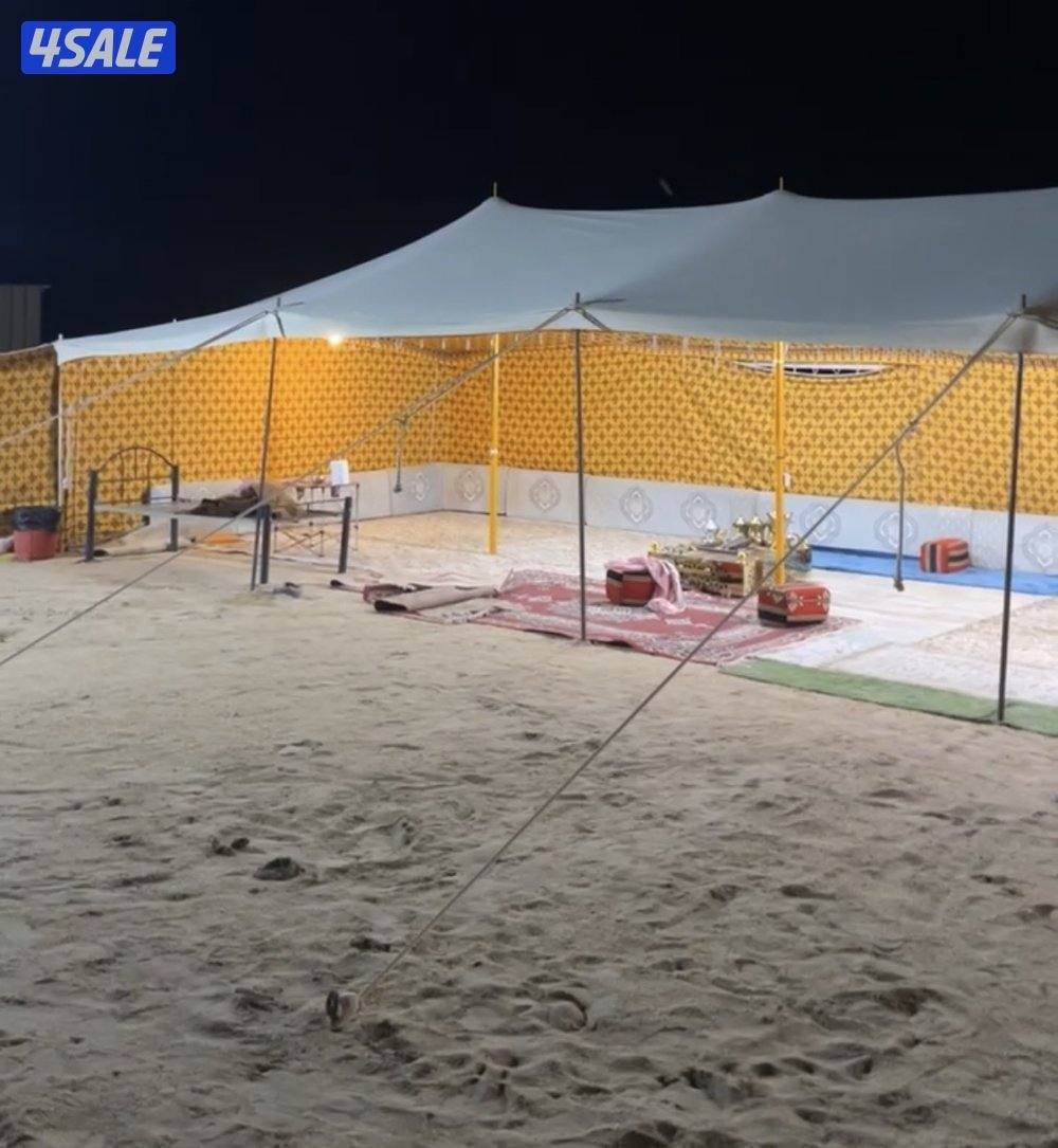 للبيع خيمه صباحيه جديده ٣ اعمده0