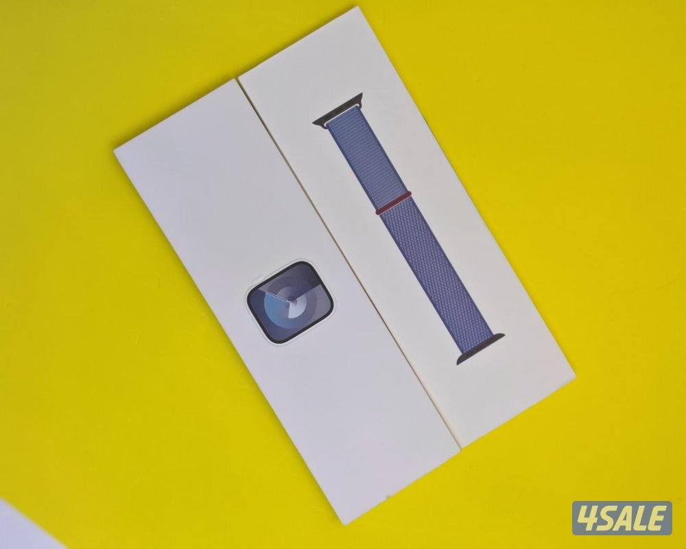 أبل ووتش سيريس 9 – 45 ملم – فضي – GPS Apple Watch Series 9 45mm Silver0