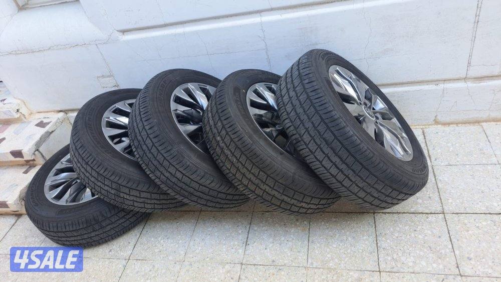 رنقات لاندكروزر موديل 2025 وتواير دانلوب جدد الموتر مامشي 15002