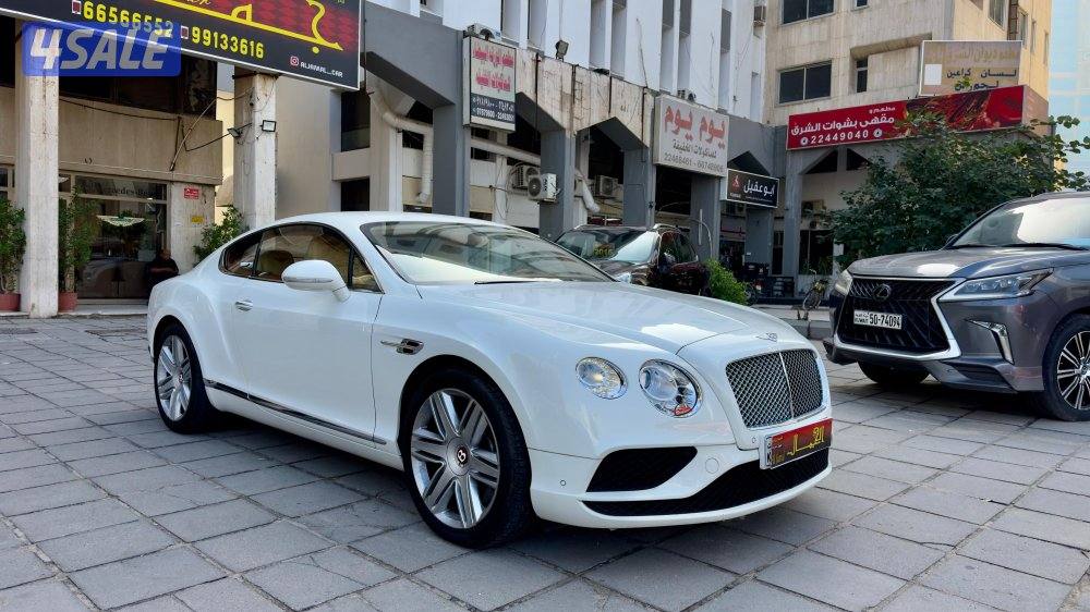 بنتلي كونتنينتال GT/ موديل 2016/ عداد 83 ألف/ بحالة ممتازه2