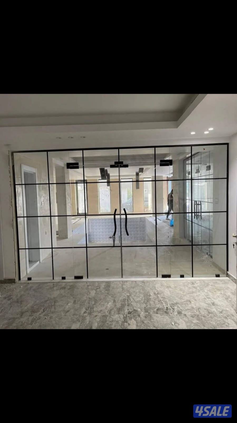 زجاج ومرايا تركيب جميع انواع الزجاج دربزين شاوربكس بلكونات6