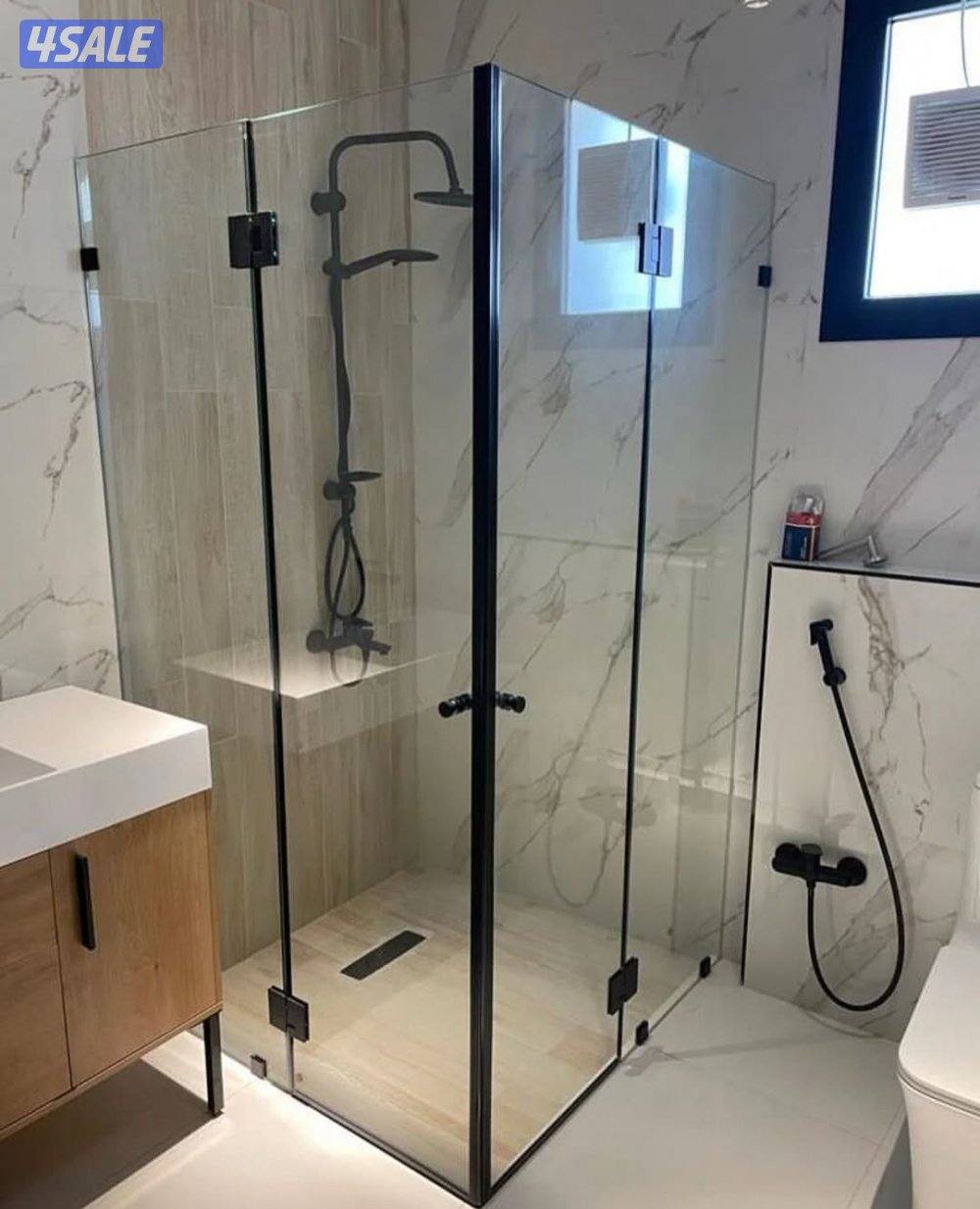 زجاج ومرايا تركيب جميع انواع الزجاج دربزين شاوربكس بلكونات7