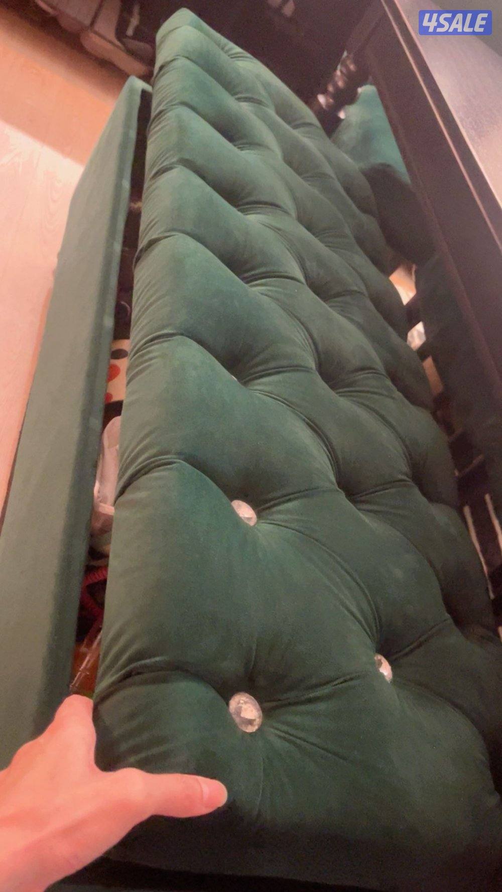 Dinning Table Full Set Green2