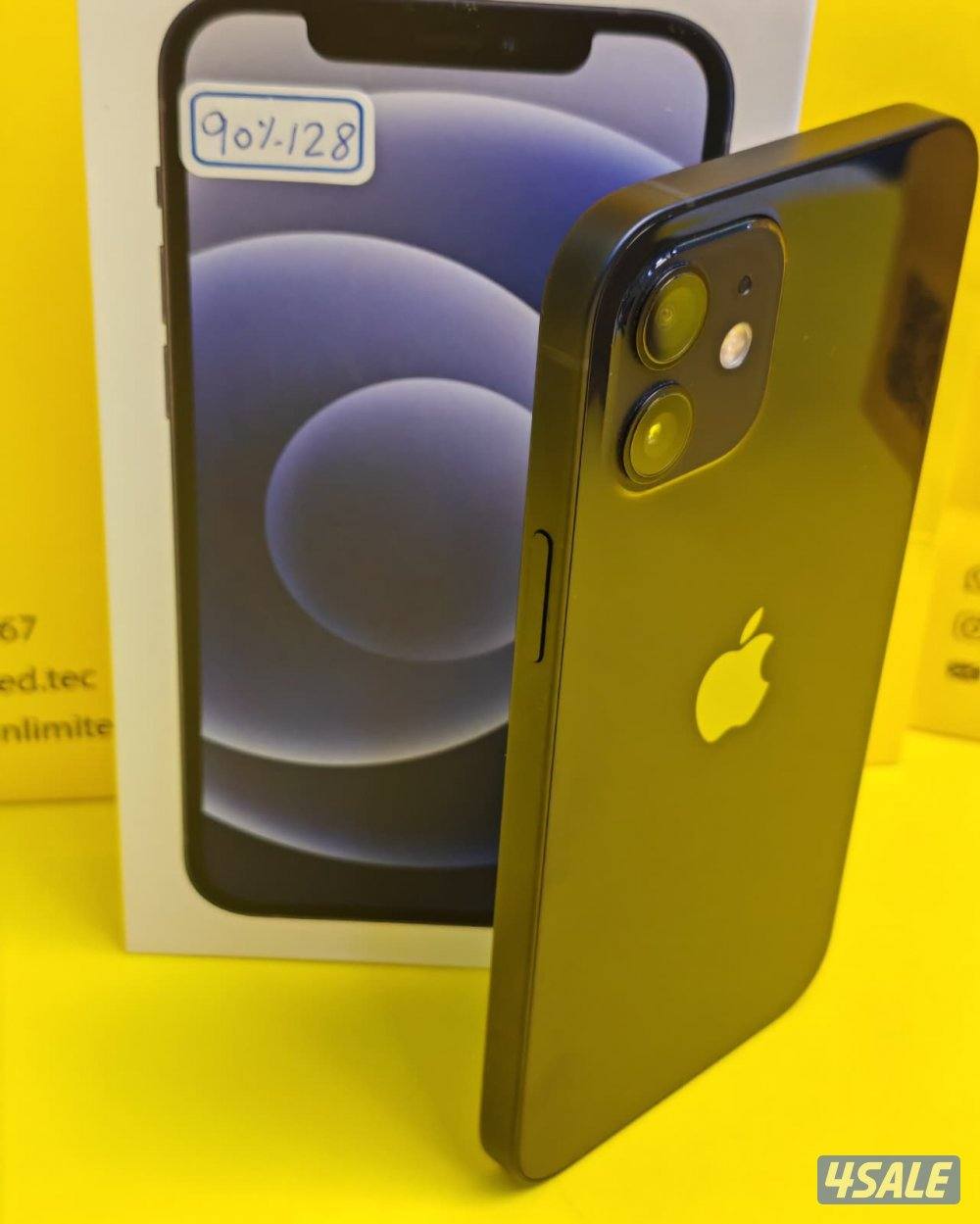 ايفون 12 – 128GB – أسود – 90٪ iPhone 12 128GB Black, Battery7