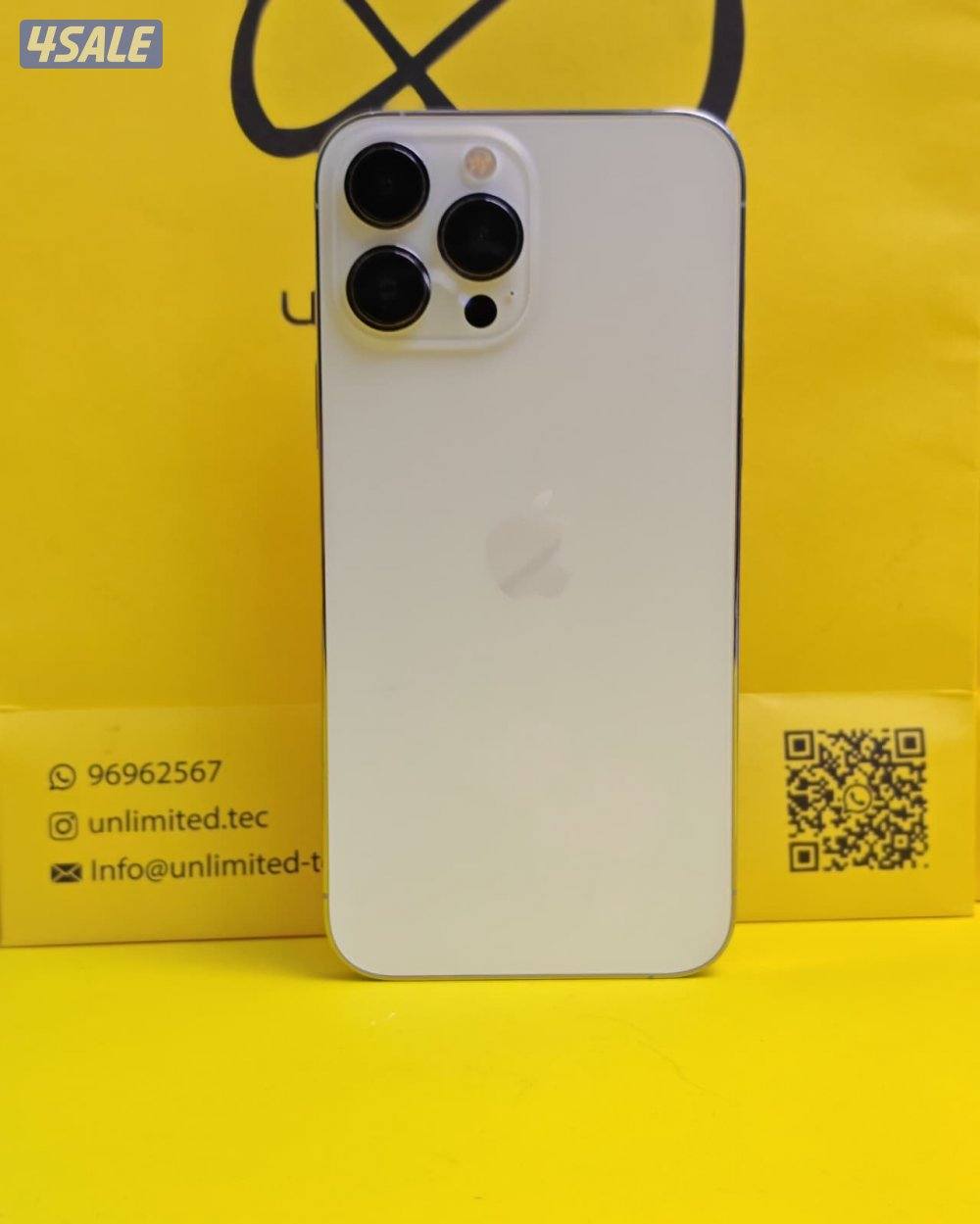 ايفون 13 برو ماكس – 256GB – أبيض – 81٪ iPhone 13 Pro Max 256GB White,2