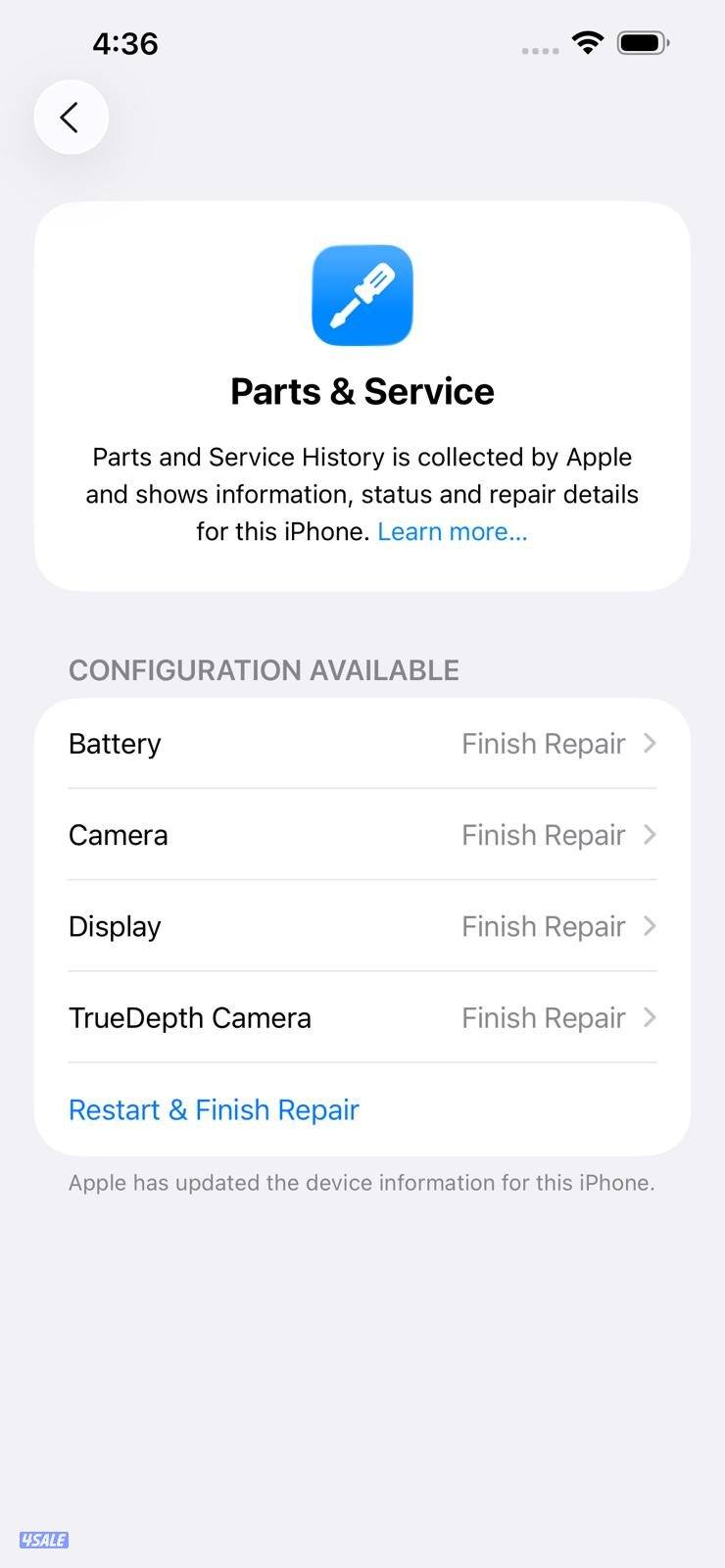 ايفون 13 برو ماكس – 256GB – أبيض – 81٪ iPhone 13 Pro Max 256GB White,9