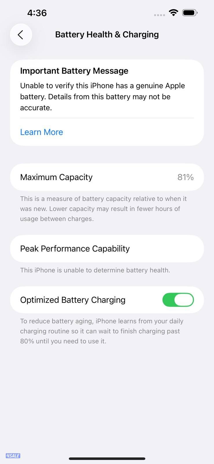 ايفون 13 برو ماكس – 256GB – أبيض – 81٪ iPhone 13 Pro Max 256GB White,11