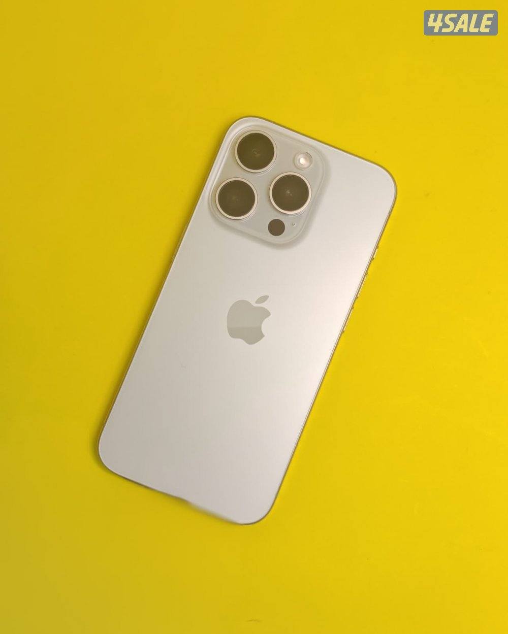 ايفون 15 برو – 256GB – فضي تيتانيوم – 87٪ iPhone 15 Pro 256GB Silver0