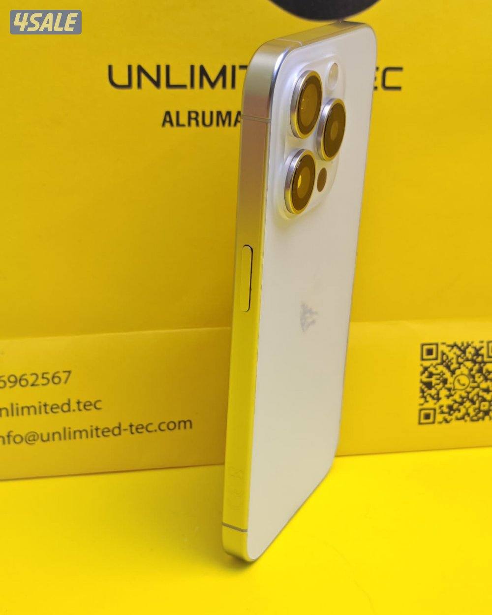 ايفون 15 برو – 256GB – فضي تيتانيوم – 87٪ iPhone 15 Pro 256GB Silver7