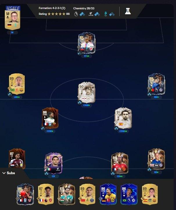 حسابات فيفا للبيع PS/PC بمختلف الاسعار3