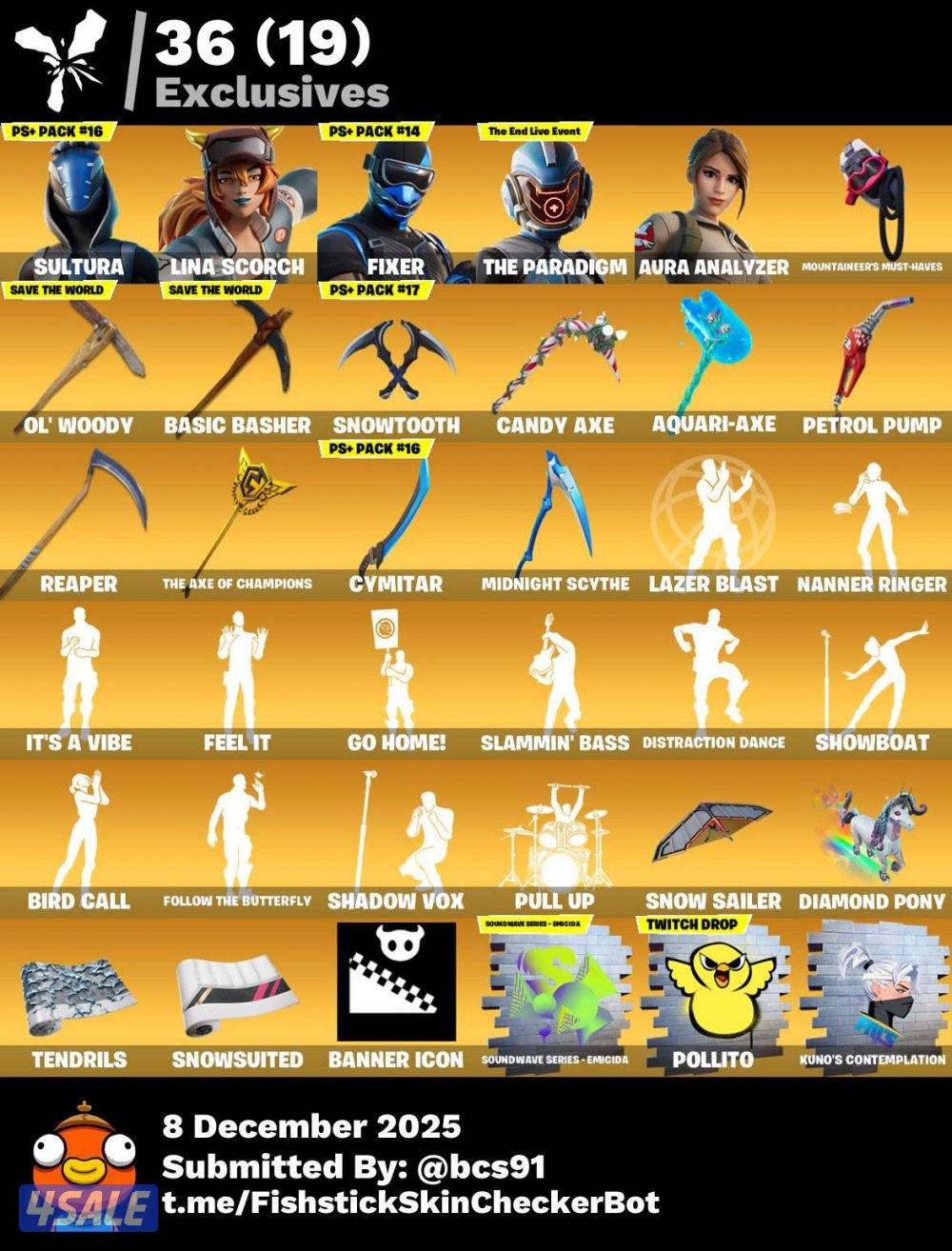 حساب فورتنايت فخم3