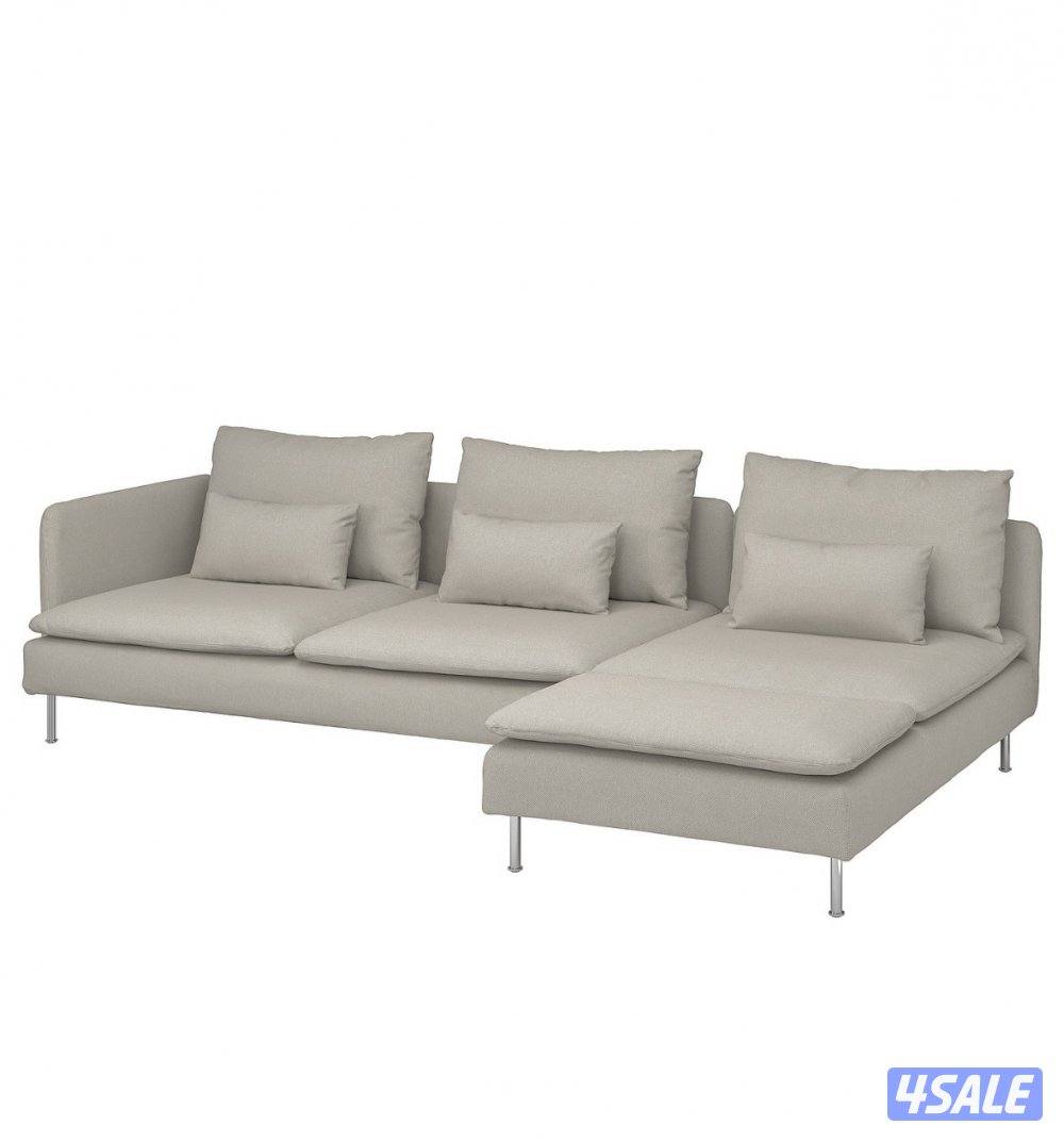 سوفا ايكيا مستعمله اقل من ٥ شهور حالتها جديده وسبب البيع مساحة المكان0