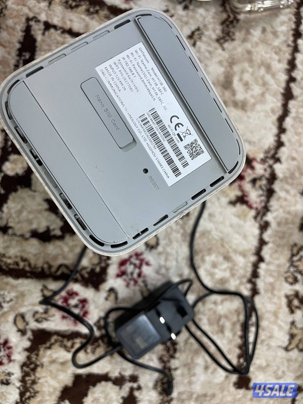 راوتر ثابت هواوي برو 4 نظيف وشغال تمام شبكة زين فايف جي 5g2