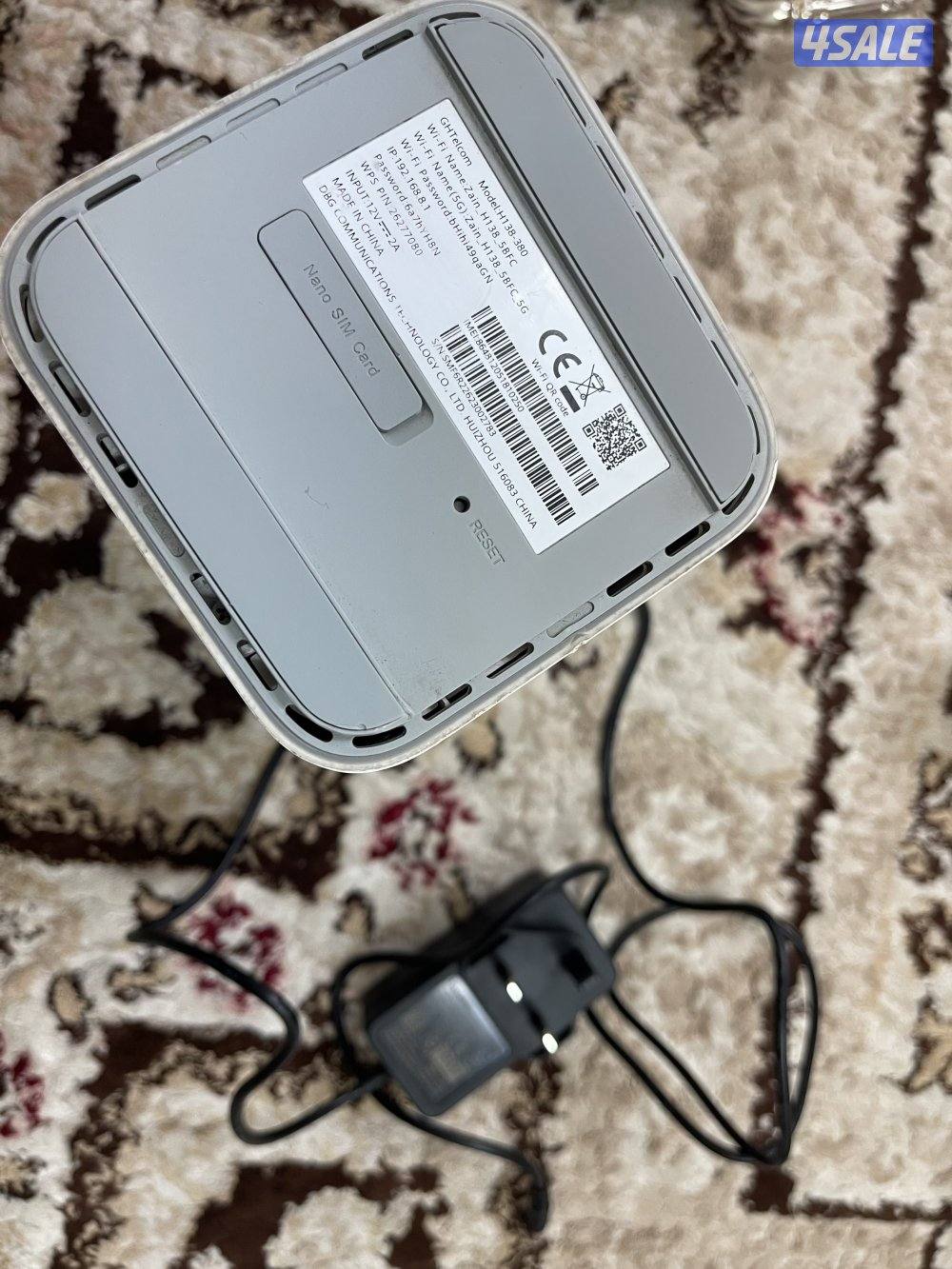 راوتر ثابت هواوي برو 4 نظيف وشغال تمام شبكة زين فايف جي 5g5