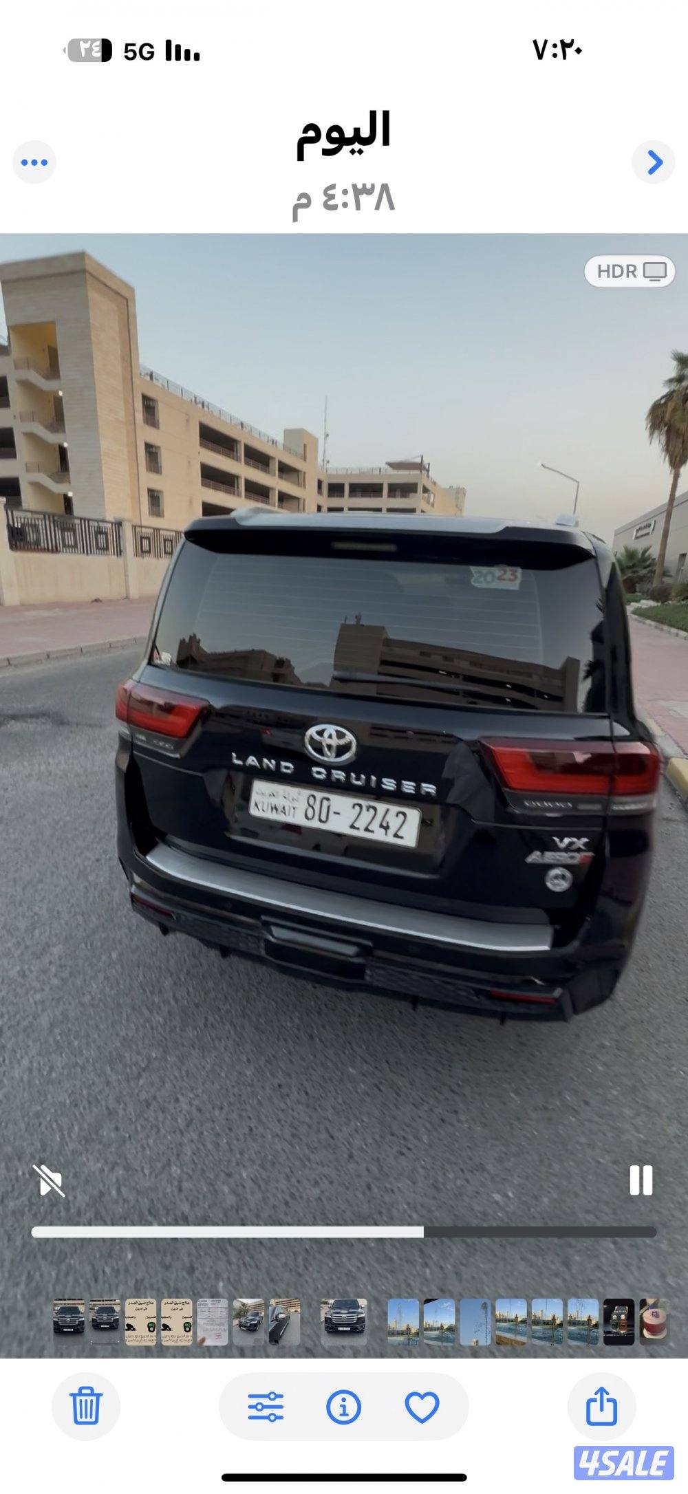 للبيع جيب لاند كروزر 2023 بحاله ممتازة جدا0