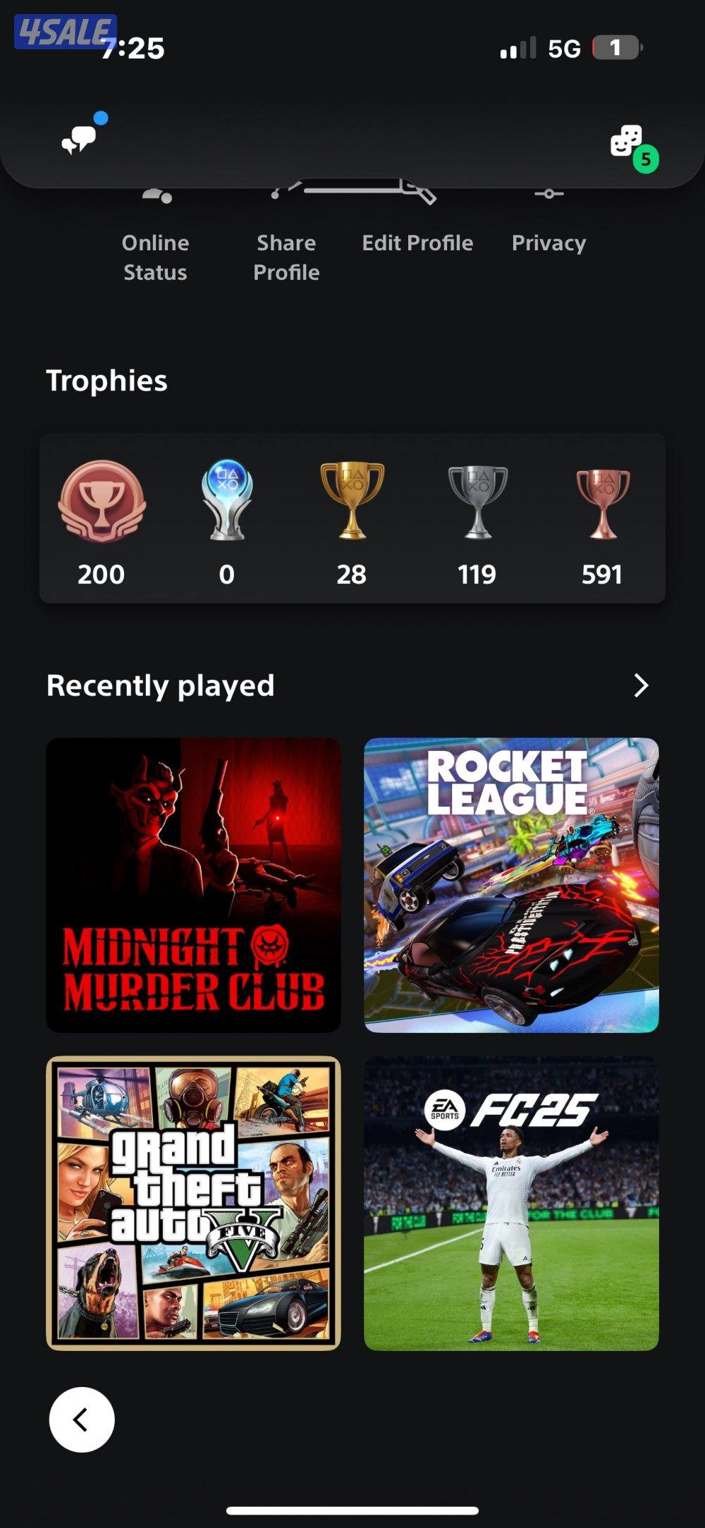 للبيع حساب سوني يوجد كثير من ألعاب6