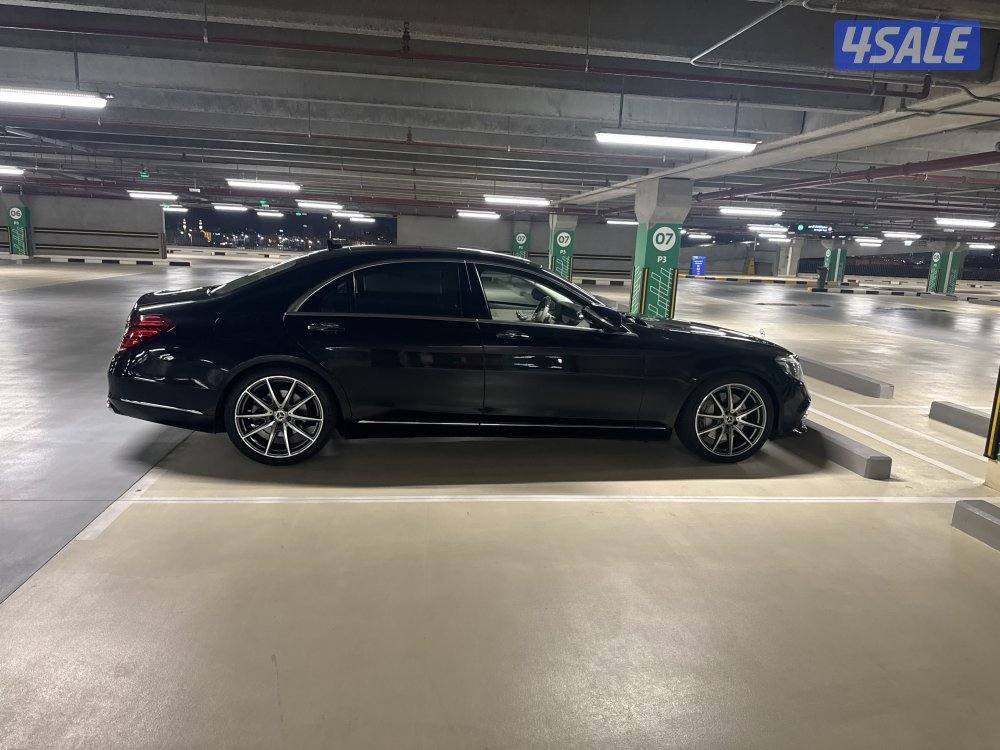 للبيع مرسيدس S450 لارج علي السوم شرط الفحص صبغ وكاله ممشي ٩٣ الف0