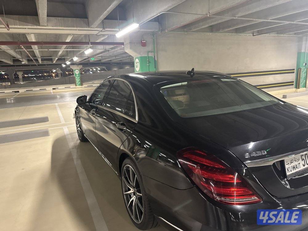 للبيع مرسيدس S450 لارج علي السوم شرط الفحص صبغ وكاله ممشي ٩٣ الف2