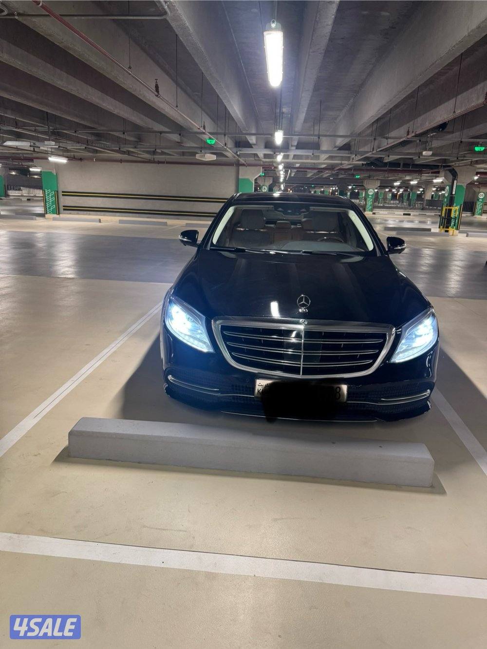 للبيع مرسيدس S450 لارج علي السوم شرط الفحص صبغ وكاله ممشي ٩٣ الف5