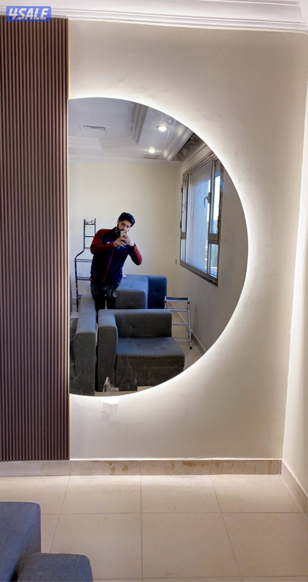 زجاج ومرايا شاورات درابزين بلكونات8