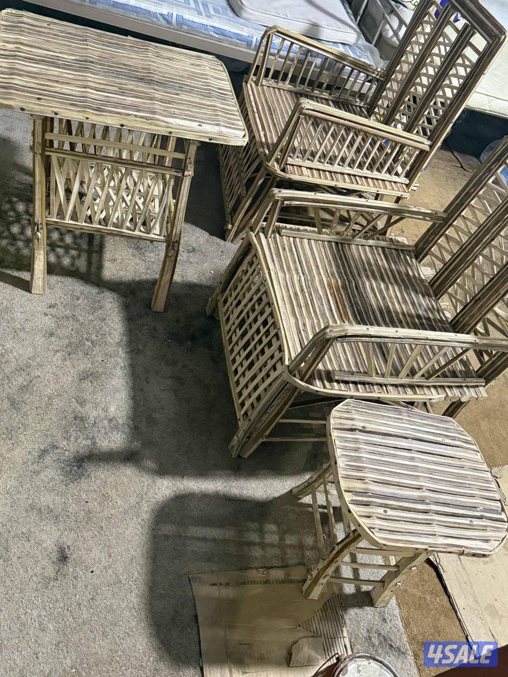 كراسي من سعف تراث1