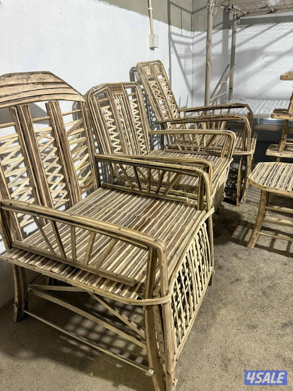 كراسي من سعف تراث3