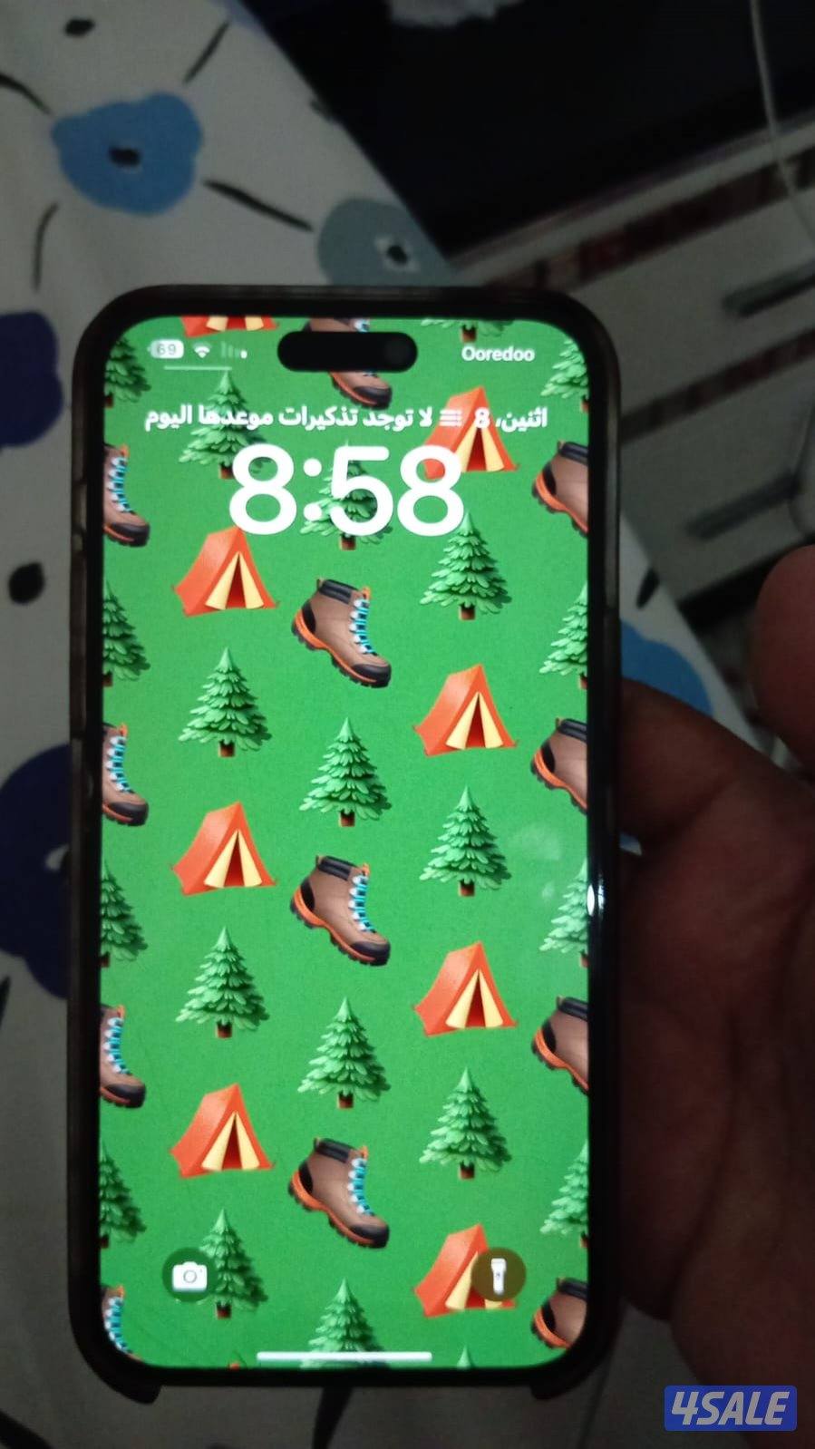 للبيع أيفون 14 pro max معفي من الجمارك 256gb بنفسجي0