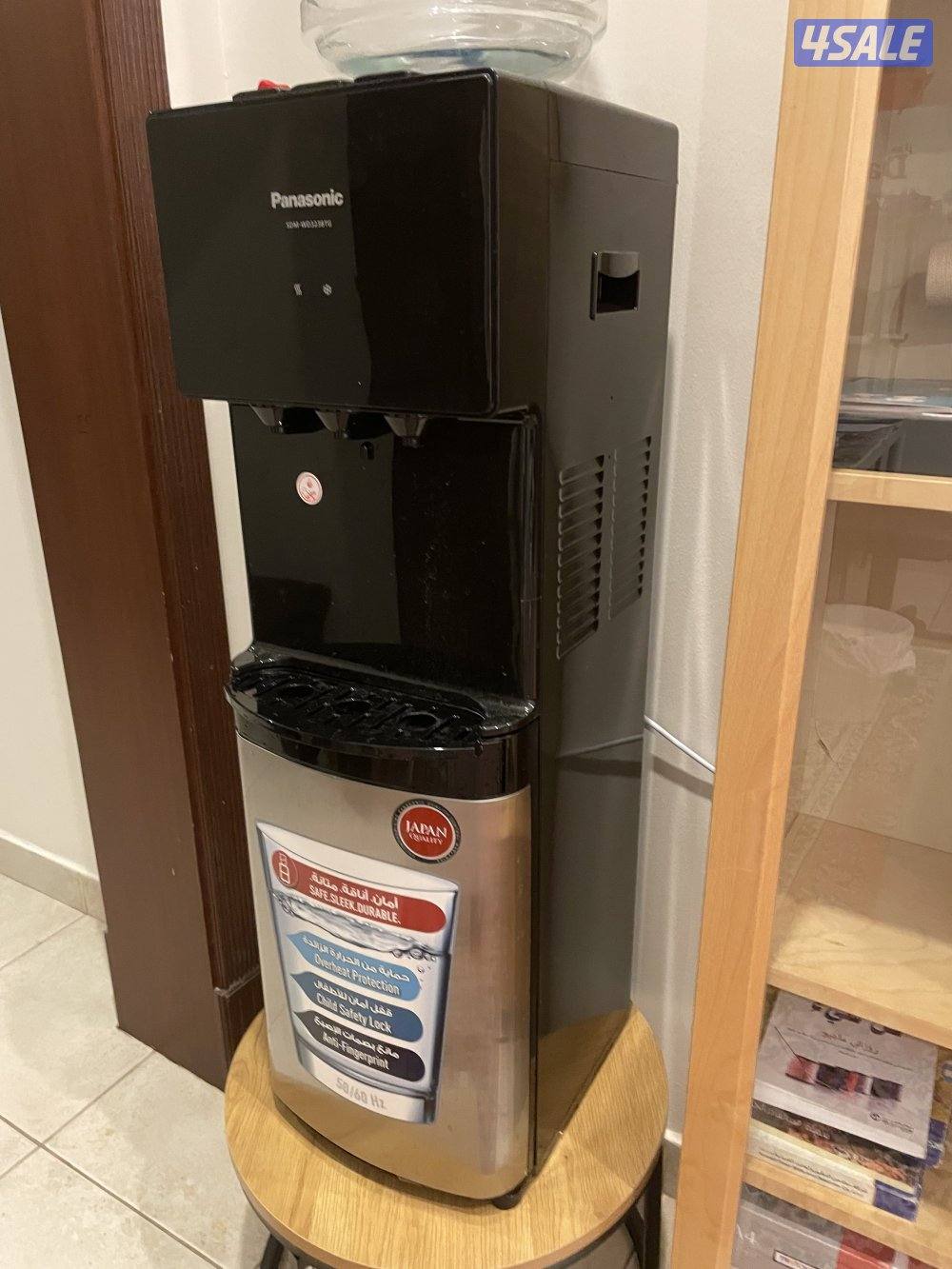 للبيع برادة مياه باناسونيك بحالة شبه جديدة كفالة سنة5