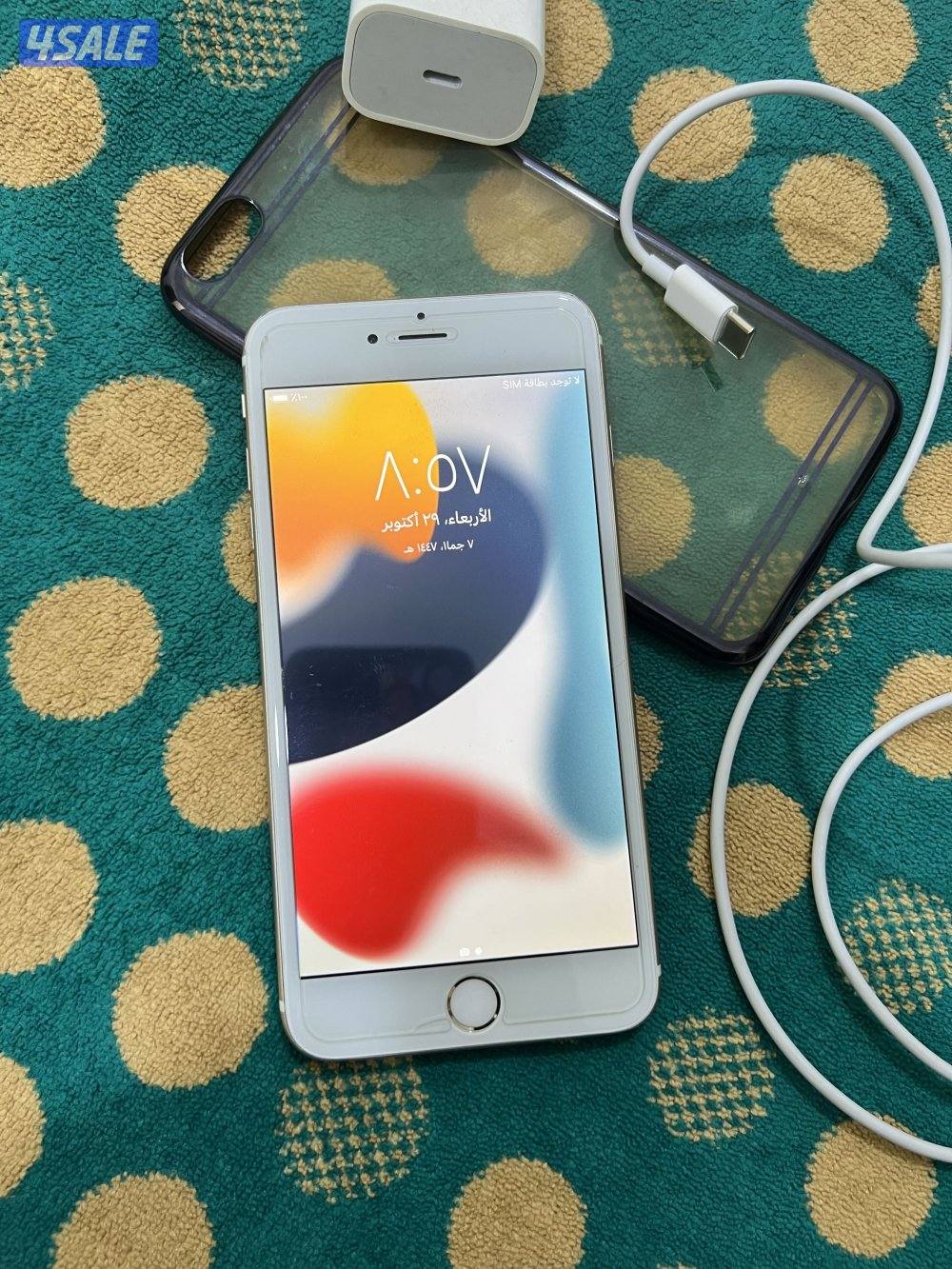 ايفون 6s بلس العود 64،قيقا بطارية 88 نظيف مو مفتوح ولا مصلح1