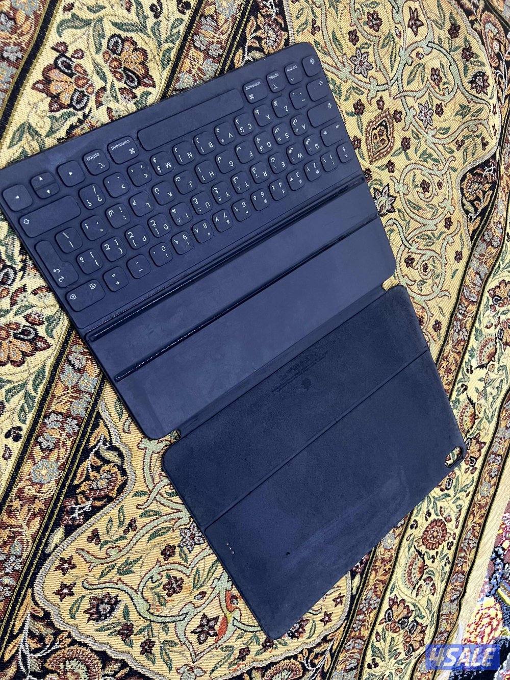 كيبورد ابل سمارت الاصلي 12.9 انش يركب علي ايباد برو 12.9 بوصة نظيف5