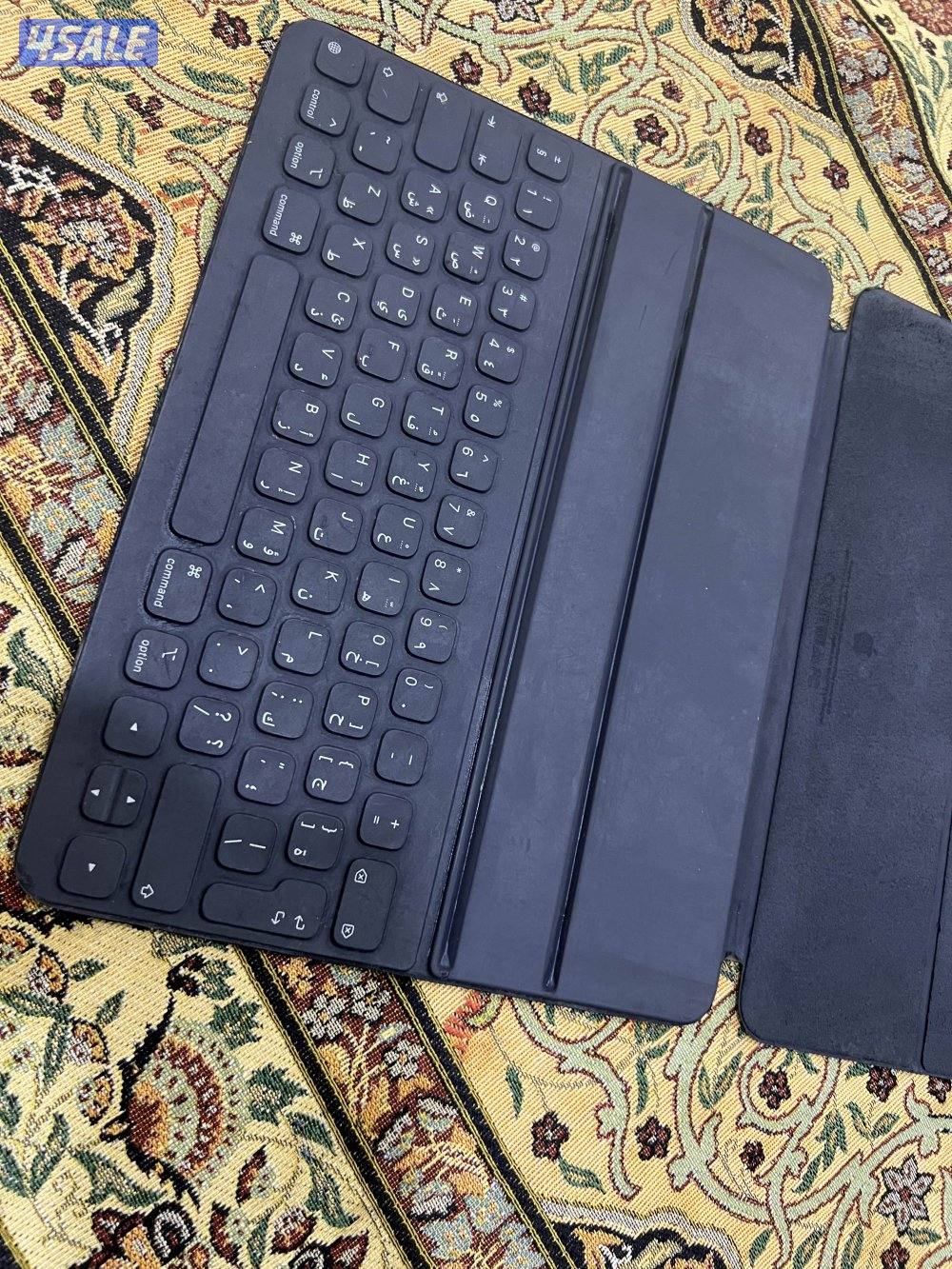 كيبورد ابل سمارت الاصلي 12.9 انش يركب علي ايباد برو 12.9 بوصة نظيف6