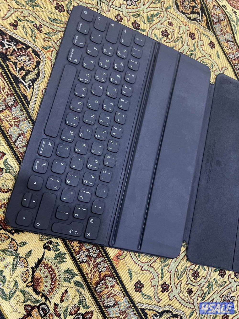 كيبورد ابل سمارت الاصلي 12.9 انش يركب علي ايباد برو 12.9 بوصة نظيف7