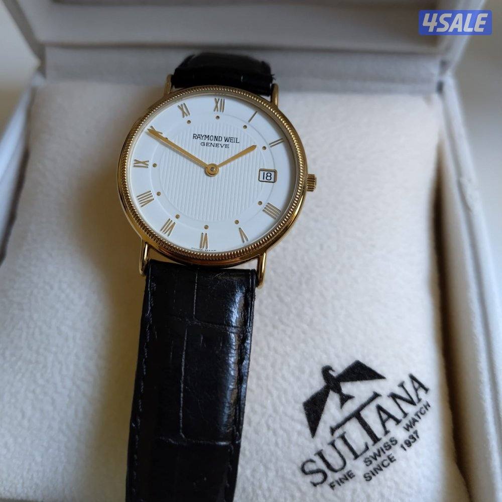 Raymond Weild Geneve 18K Gold Plated Watch0