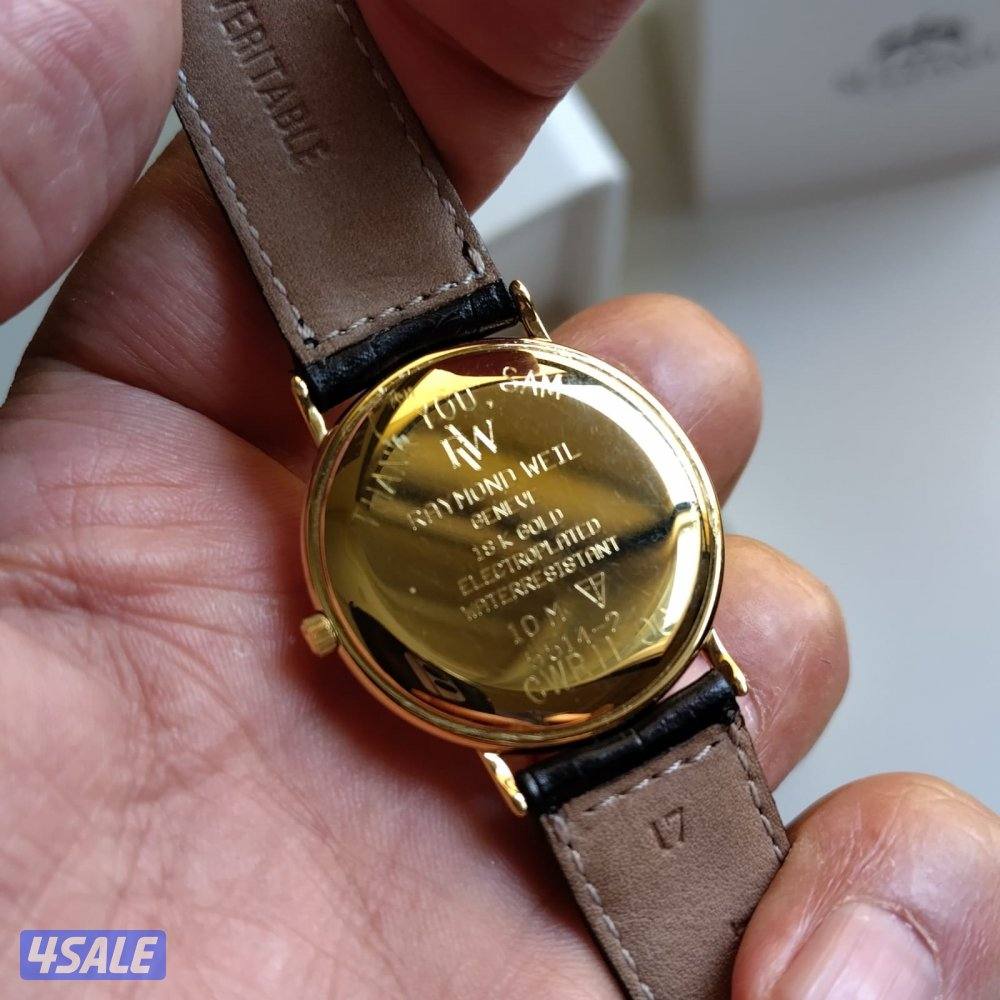 Raymond Weild Geneve 18K Gold Plated Watch3